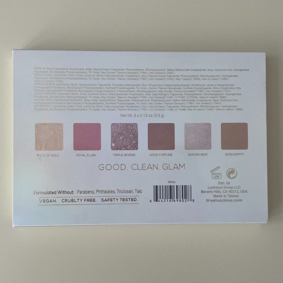 TRUE + LUSCIOUS Lucky Glow Bronze Blush and Highlight Palette New - Picture 4 of 4